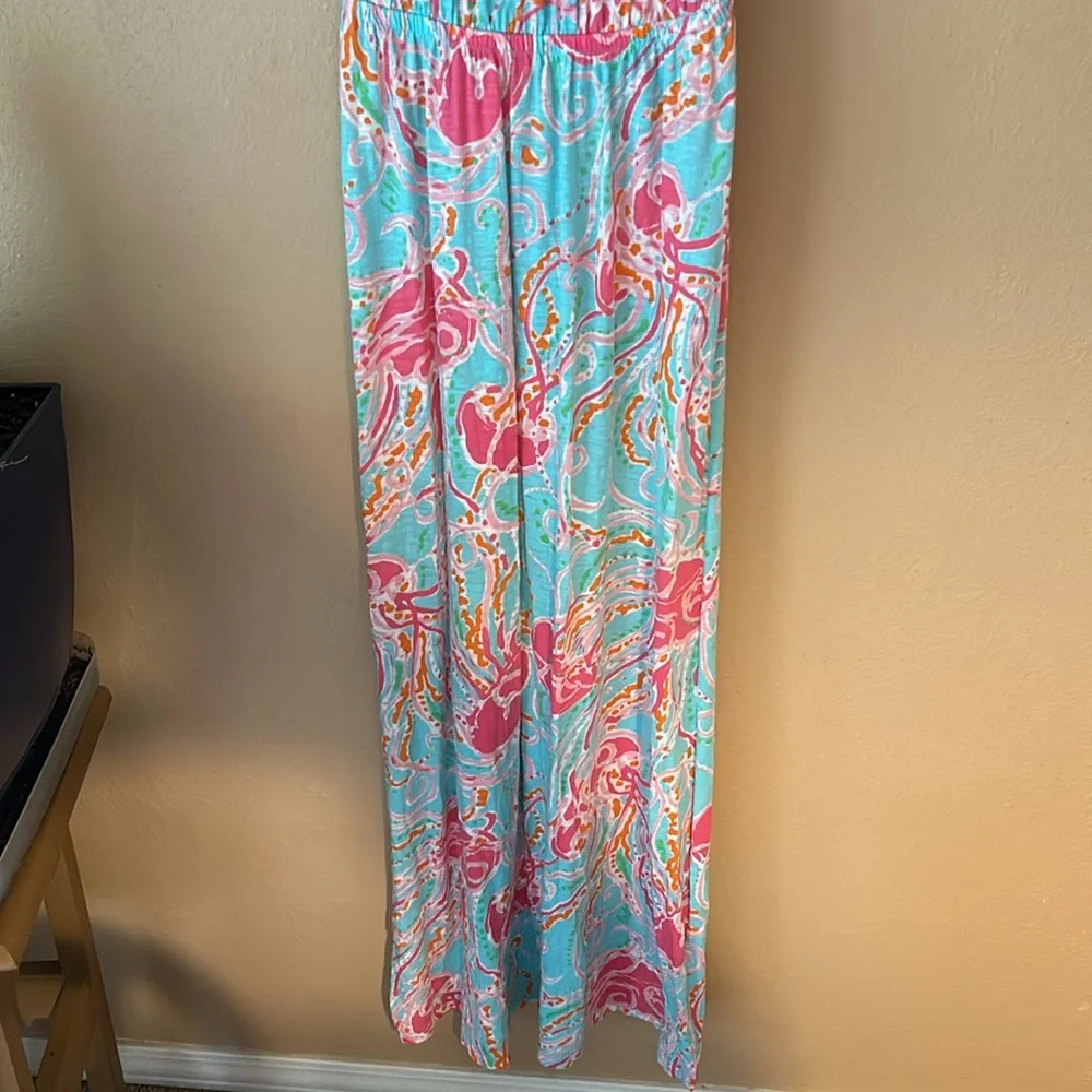 Holy Grail! Lilly Pulitzer Mills Racerback Maxi Dress Size SM Jellies Be Jammin - Picture 3 of 5